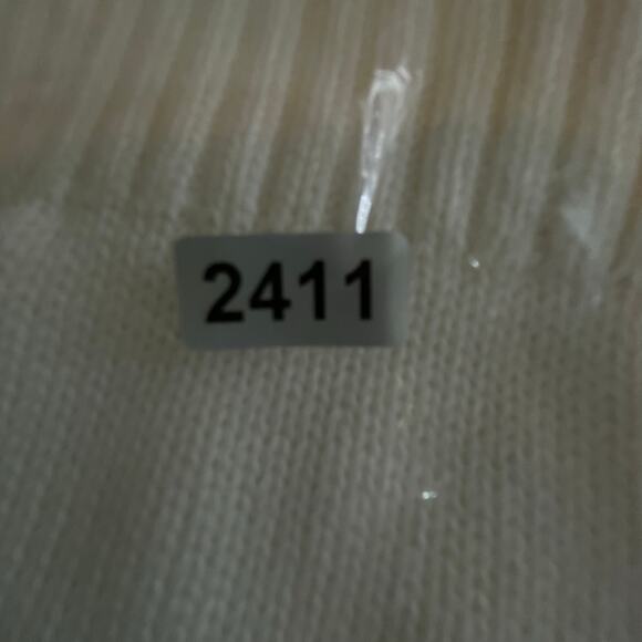 Fourteen Twelve Ivory American Flag Knit Crew Neck Sweater Womens Medium - Picture 13 of 13